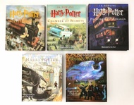 Harry Potter The Illustrated Edition Collection 5 Hardcover Books