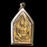 K381 พระขุนแผน ขุนแผน ขุนแผนเสน่ห์ ขุนแผนอุ้มนาง หลัง กุมารทอง เรียกทรัพย์ พระขุนแผนแรงๆ ขนาด 3.5X4.