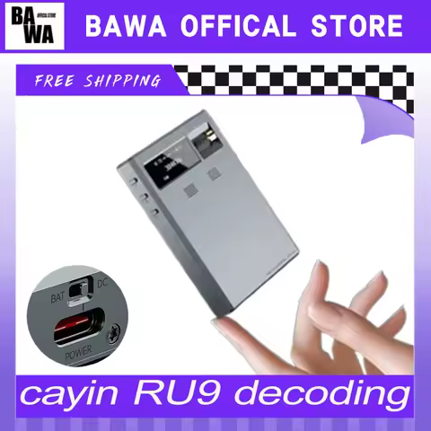 cayin new product RU9 Bluetooth portable decoding headphone amplifier 6P1 tube amplifier lossless HI