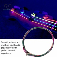 .6Pcs/Set Acoustic Guitar String Replacement Steel String for Musical Instruments Electric Bass Guit