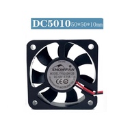 SNOWFAN YY5010H12B 5010 Double Ball Bearing 12V Cooling Fan Charger DC Fan