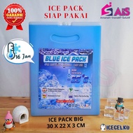ICEGELKU ICE PACK BIG 30x22cm ICE PACK SIAP PAKAI ICE GEL PACK KOTAK BLUE PACK ICEPACK COOLER BOX IC