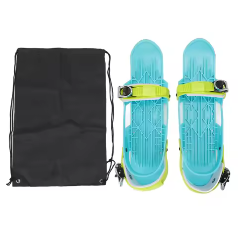 Mini Ski Skates Skating Skis Attach to Skis Boots for Adults Adjusable Ski Shoes for Outdoor Skiing