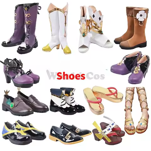Klee Hutao Raiden Shogun Alhaitham Lumine Keqing Dori Yunjin Zhongli Cosplay Shoes Game Impact Cospl