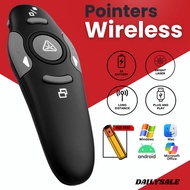 Wireless Presenter Laser Pointer PPT Clicker USB Remote Long Range for PC Mac Android PowerPoint