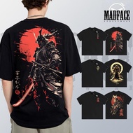 MADFACE Clothing - Japan top design Samurai - Dominate Shirt - Unisex Cotton Oversized T-shirt