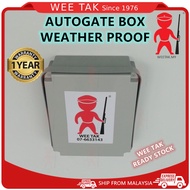 WEETAK PVC BOX FOR AUTOGATE OUTDOOR WATERPROOF ENCLOSURE BOX ABS CONTROL BOX WEATHERPROOF HOUSING CONTROL PCB PANEL