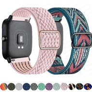 ETX20mm/22mm band For Amazfit GTS 4/2/2e/3/GTS2 Mini/GTR/4/3/Pro/GTR2/42mm/stratos Nylon Elastic Watch Bracelet Amazfit bip strap