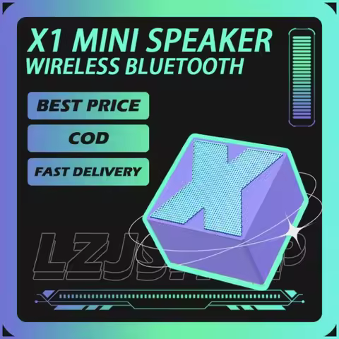 X1 Mini Bluetooth Speaker Wireless Portable Mini Travel Speaker with Subwoofer Powerful Bass Built i
