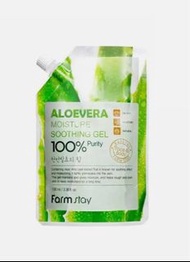 [Farmstay] Aloe vera Moisture Soothing Gel 100% purity 100ml / KOREA