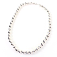 成色極佳☆TIFFANY&Co. Tiffany HardWear 球形項鍊 AG925 純銀飾品，附原廠盒和防塵袋，重 44.5 克，女士款