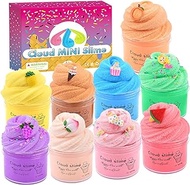 9 Pack Scented Cloud Slime Kit,Slime Party Favor Putty Toy for Girls and Boys, Super Soft and Non-Sticky