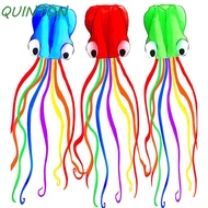QUINTON 3D Octopus Kite Flying String 4M Flying Tool Outdoor Toys Adult And Child Soft Kite Flying k