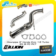Downpipe 3" Honda Civic 1.5 Turbo EX SI FC FK7