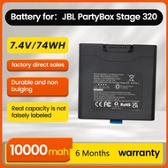 For JBL Xtreme 4 PartyBox Stage 320 Camera battery 10000mah for JBL Stage 320 + Fast Charging Port T