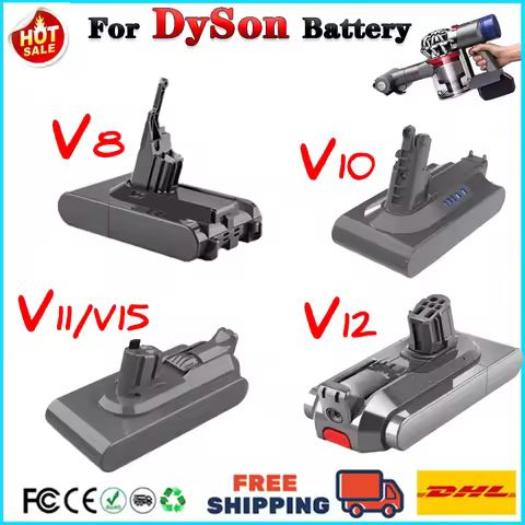 For Dyson V8 V10 V11 V12 21.6V Replacement Battery for Dyson Absolute Cord-Free Vacuum Handheld Vacu