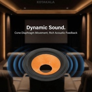 KOTAKALA Paper Speaker Cone, Dirt Blocking 0.8 Inches Inner Diameter Subwoofer Cones, Drum Paper Str