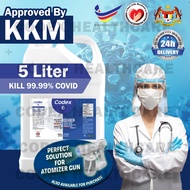 ✅KKM APPROVED✅Codex Sanitizer Disinfectant Codex Nano Mist Sanitizer 5L Liquid Sanitizer Non-Alcohol