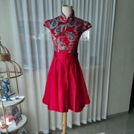 🔥现货🔥红色旗袍短款伴娘🔥婚礼🔥READY STOCK 🔥SHORT CHEONGSAM 🔥