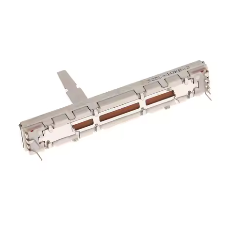 1Pc RS45 Series Straight Slip Potentiometer Pitch Tempo Fader 10KB×2 DCV1024 Total Length 60MM DDJ-S