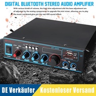Hot! 800W 12V220V Bluetooth Stereo Audio Amplifier Car Home HiFi Music SD USB FM AMP