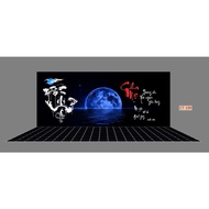 3d painting. stickers for aquariums, arowana fish tanks (back painting)