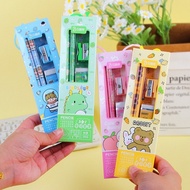 ️⃣ 2013 Stationary 5 In 1 Stationery Set / Cartoon Stationery Set / Cute 5 In 1 Stationery Set / Car