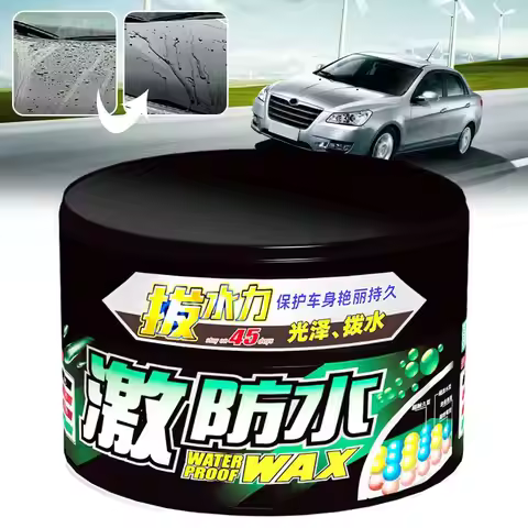 New Soft 99 Waterproof Coated Solid Wax Water Block Wax Accessories Car Wax Cleaning W65 Waterproof 