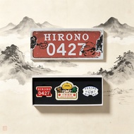 P POPMART Hirono Ono Hutong Badge Refrigerator Sticker Set Gift Trendy Toy
