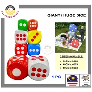 1 PC DADU BESAR/GIANT DICE GAME/BIG DICE/PERMAINAN DADU/DADU SPAN/EVENT DICE/LIGHTWEIGHT EVA FOAM/泡沫
