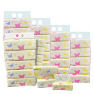 ทิชชู่ Tissue  YaYa ยกลัง (Pop Up) ลายเจ้าหญิงน้อย 1 ลัง 40 ห่อ หนา 3 ชั้น 240 แผ่น (แผ่นเล็ก)