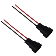 2Pcs 9005 9006 Male Female Plug HB3 HB4 Adapter Socket Wiring Harness Connector Extension Cable