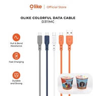OLIKE D311M D311C (1 Can contains 20) OLIKE D311M MICRO D311C TYPE-C 2 Data Cable. Fast Charging Cab