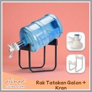 [ALS] Gallon holder rack + water faucet - Gallon water rack Sturdy gallon rack - Gallon holder with 