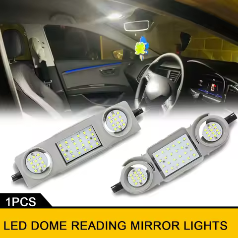 6000K White LED Dome Reading Mirror Lights For Skoda Yeti Octavia 5E3 5E5 Superb 3T4 3T5 Car Interio