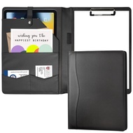 PU Clip Folder A4 Clip File Bifold File Folder Clip Binder Business Binder Multipurpose File Holder