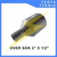 Over sock/Reducer 2" x 1/2" D Rucika Rucika Over Sok/