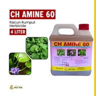 CH Amine 60 4 Liter Herbicide Racun Rumpai Racun Rumput Keladi Agas Racun Rumpai Padi Hapus Rumput A