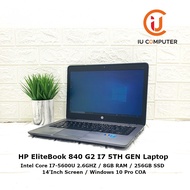 HP ELITEBOOK 840 G2 INTEL CORE I7-5600U 8GB RAM 256GB SSD USED LAPTOP REFURBISHED NOTEBOOK