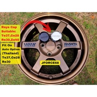 Rays Rim Cap Te37 Ce28 Ze40 Re30 Auto Option Te37 Wheel Cap Te37 Rim AOW 63MM Myvi Cap Rim Ce28 Jazz