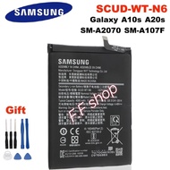 แบตเตอรี่ แท้ Samsung Galaxy A10s A20s SM-A2070 SM-A107F SCUD-WT-N6 4000mAh พร้อมชุดถอด ประกัน 3 เดื