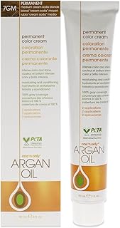 One n Only Argan Oil Permanent Color Cream - 7GM Medium Cream Soda Blonde Hair Color Unisex 3 oz