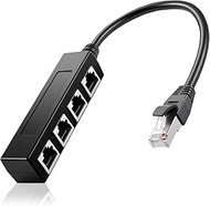 RJ45 Ethernet Splitter Cable RJ45 1 Male to 4 x Female LAN Splitter Adapter Cable Suitable Super Cat