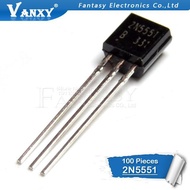 100pcs 2N5551 TO-92 2N5551 TO92 0.6A/160V NPN Transistor new original