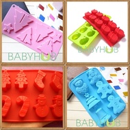 [Clearance] 3D Christmas Tree Bunny Silicone Baking Mould Jelly Chocolate Ice Soap