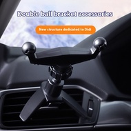 Double Head Car Phone Holder Accessories Car Phone Holder Car Phone Holder Hook Design Double Ball H