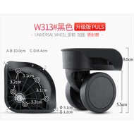 W313 travel luggage suitcase universal wheels roller C37 trolley case swivel castors pull baggage bo