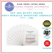 OHUI MIRACLE MOISTURE AMPOULE 777 SERUM SET 1ML - PLUZING