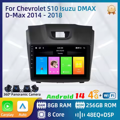 for Chevrolet S10 Isuzu DMAX D-Max 2014 - 2018 GPS Navigation Stereo Multimedia Player Autoradio Car