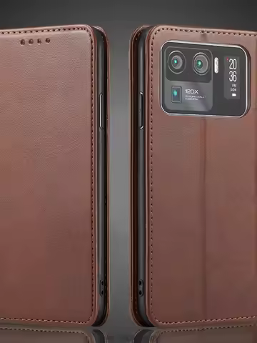 Magnetic attraction Leather Case for Xiaomi Mi 11 Ultra / Xiaomi 11 Ultra Holster Flip Cover Case Wa